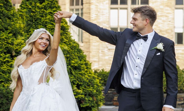 NFL Quarterback Zach Wilson Marries Nicolette Dellanno in New York City Wedding