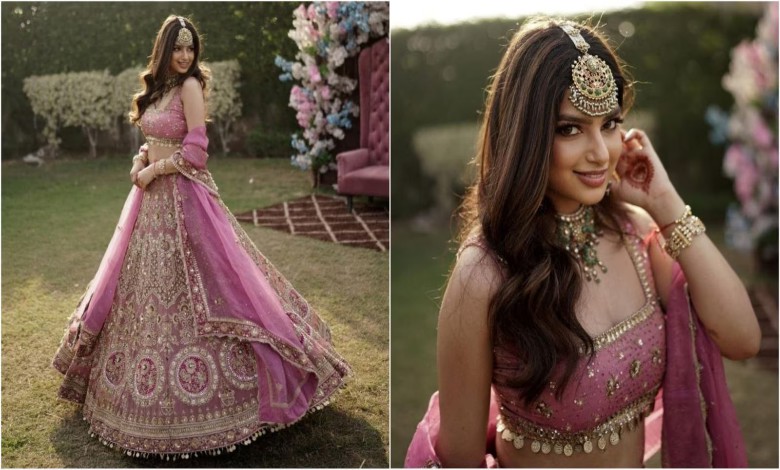 Harnaaz Sandhu Stuns in Bridal Photoshoot for Rimple and Harpreet